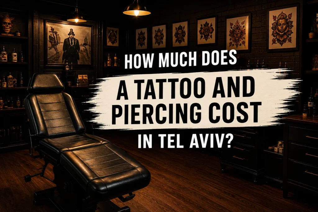 How much does a tattoo or piercing cost in Tel Aviv - URBAN BODY studio